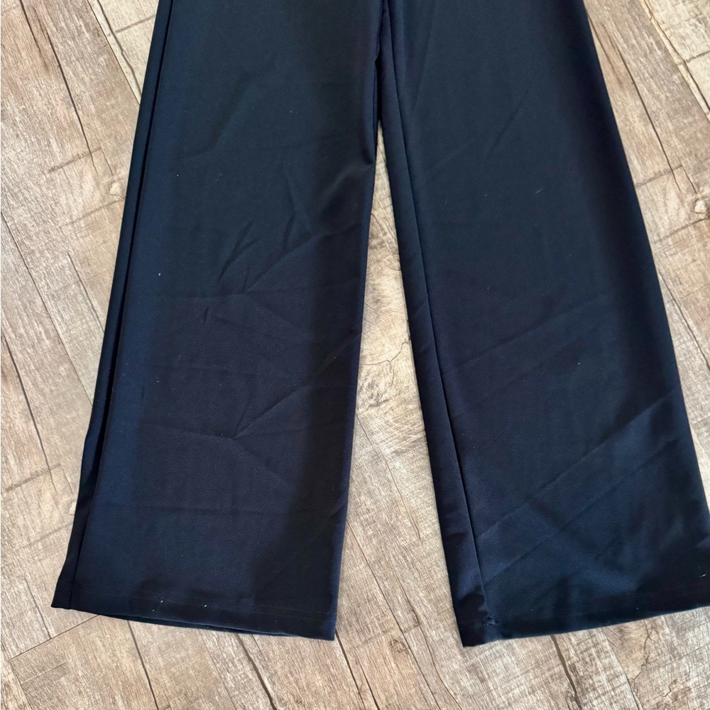 NWT Lulus Thinking Out Loud Black Backless Jumpsuit Size XS Criss Cross Back‎ - Picture 5 of 14